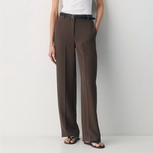 NWOT Aritzia Babaton Agency Pant - (Re)ssential in Dark Brown Size 2